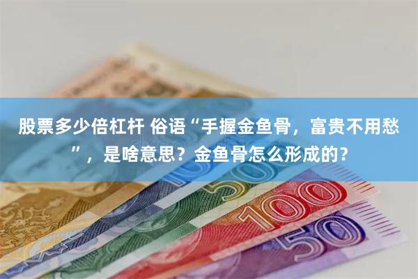 股票多少倍杠杆 俗语“手握金鱼骨，富贵不用愁”，是啥意思？金鱼骨怎么形成的？