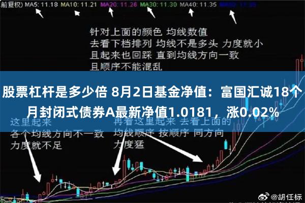 股票杠杆是多少倍 8月2日基金净值：富国汇诚18个月封闭式债券A最新净值1.0181，涨0.02%