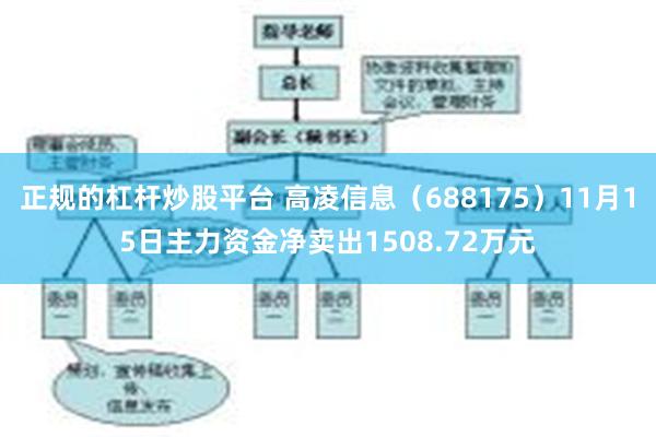 正规的杠杆炒股平台 高凌信息（688175）11月15日主力资金净卖出1508.72万元