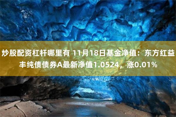 炒股配资杠杆哪里有 11月18日基金净值：东方红益丰纯债债券A最新净值1.0524，涨0.01%