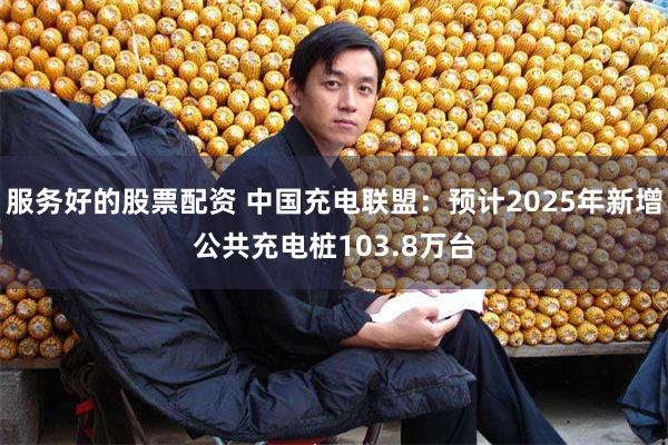 服务好的股票配资 中国充电联盟：预计2025年新增公共充电桩103.8万台